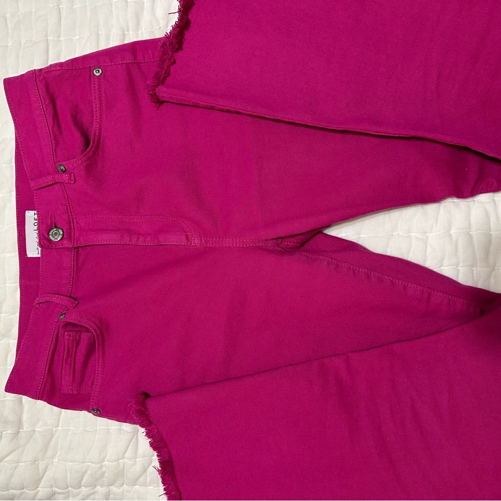 Vibrant Pink Denim Jeans